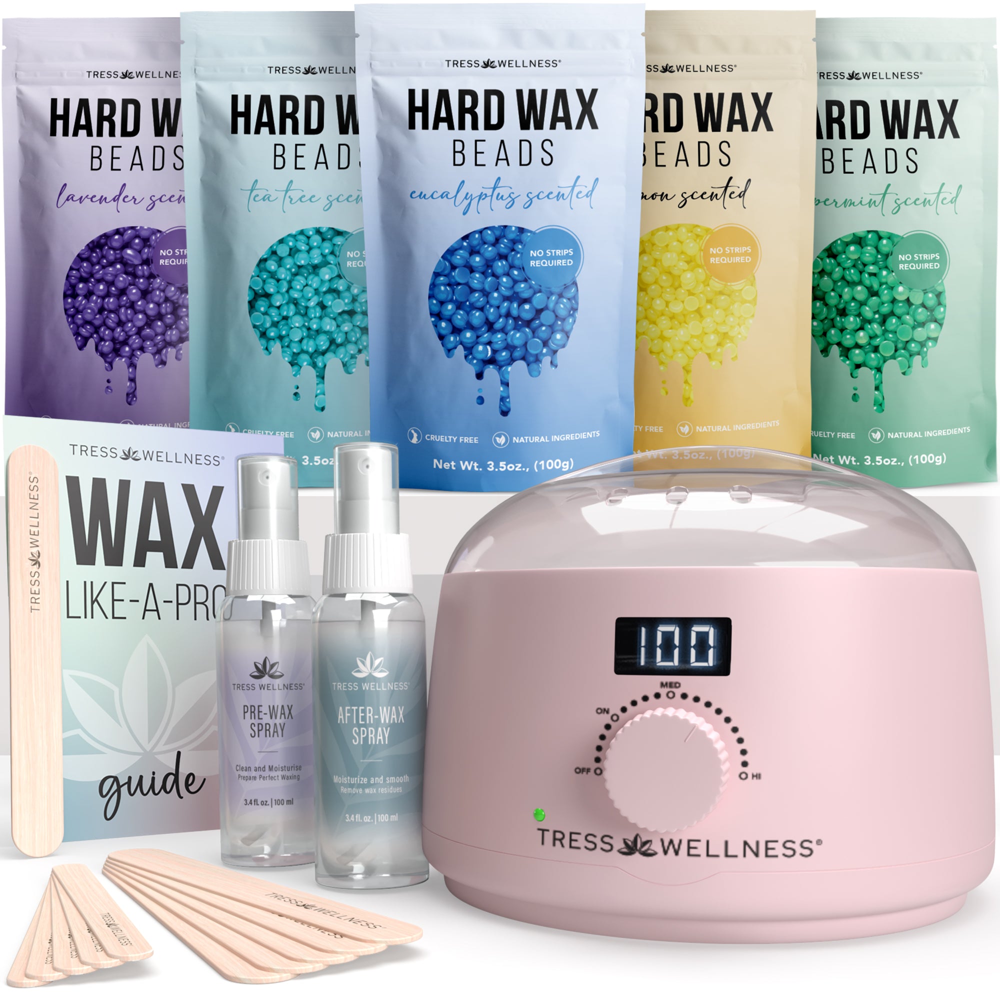 Easy to Use Hard Wax Kit for At-Home Hair Removal