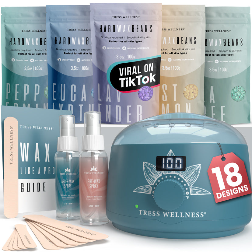 Easy to Use Hard Wax Kit for At-Home Hair Removal