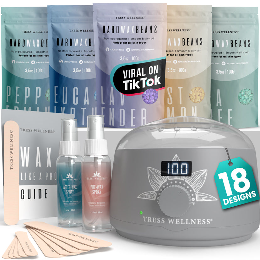 Easy to Use Hard Wax Kit for At-Home Hair Removal