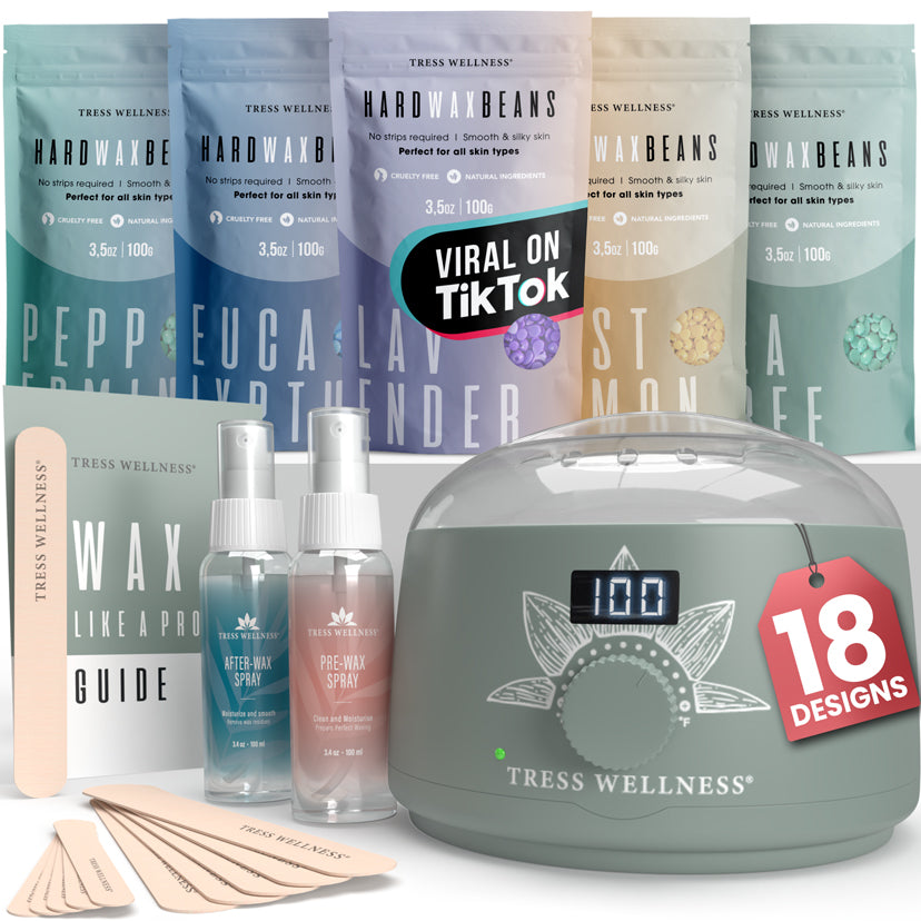 Easy to Use Hard Wax Kit for At-Home Hair Removal