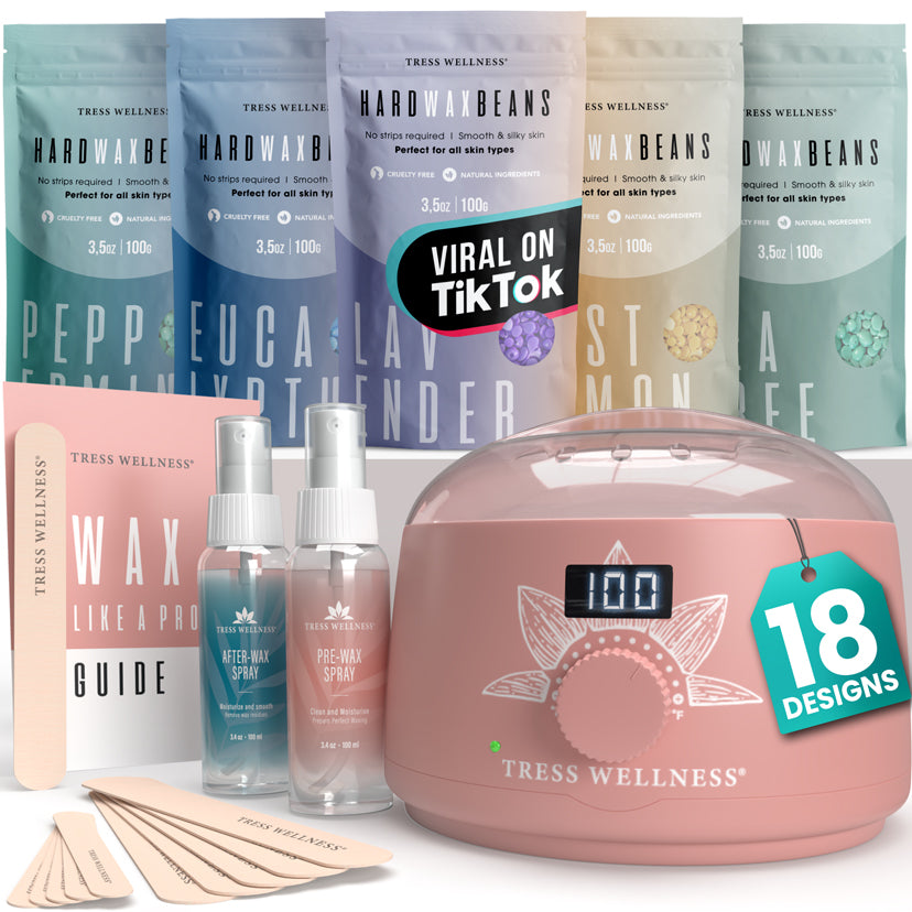 Easy to Use Hard Wax Kit for At-Home Hair Removal