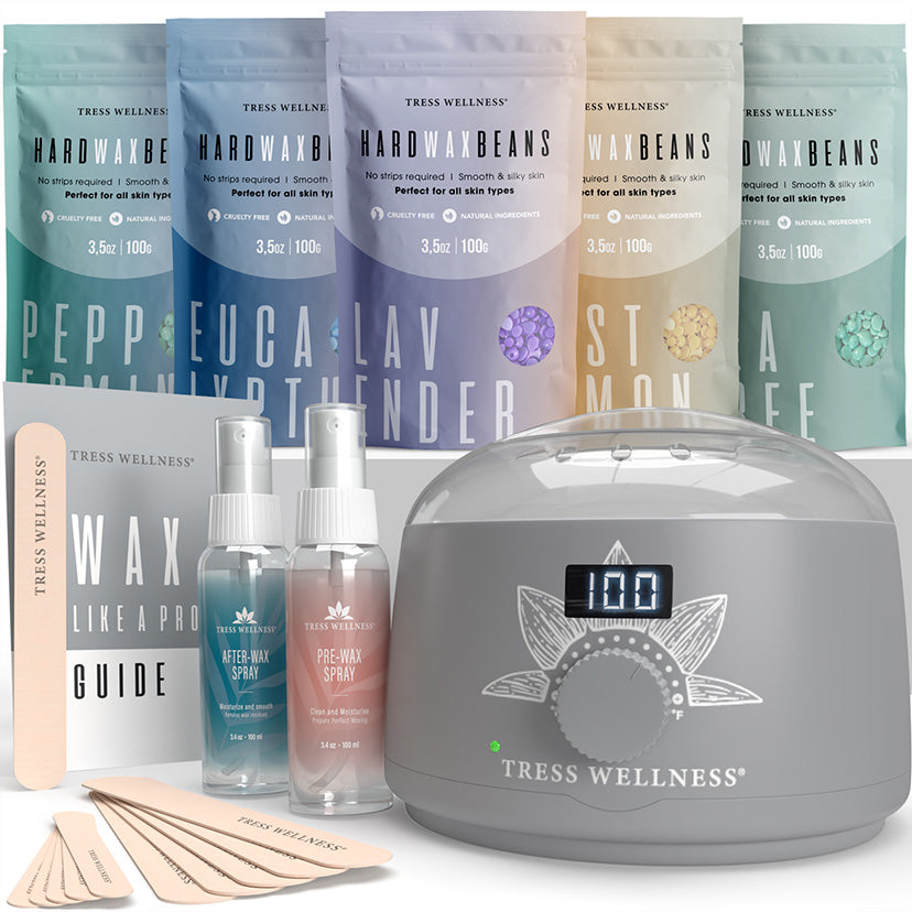 Easy to Use Hard Wax Kit for At-Home Hair Removal