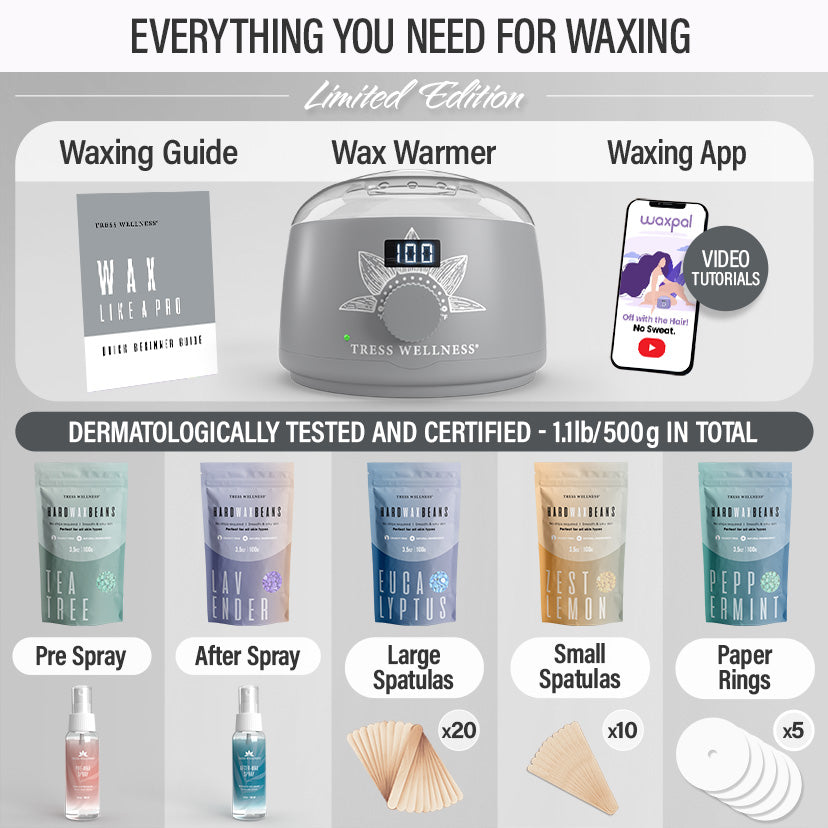 Easy to Use Hard Wax Kit for At-Home Hair Removal