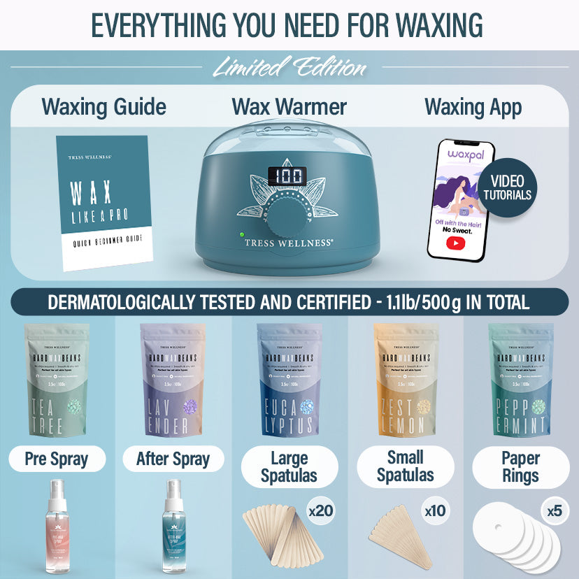 Easy to Use Hard Wax Kit for At-Home Hair Removal