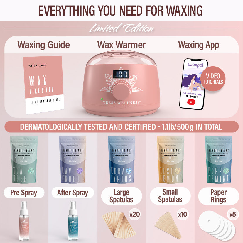 Easy to Use Hard Wax Kit for At-Home Hair Removal