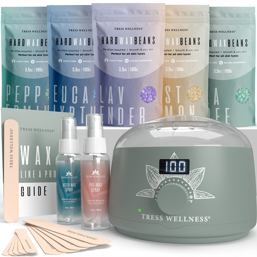 Easy to Use Hard Wax Kit for At-Home Hair Removal