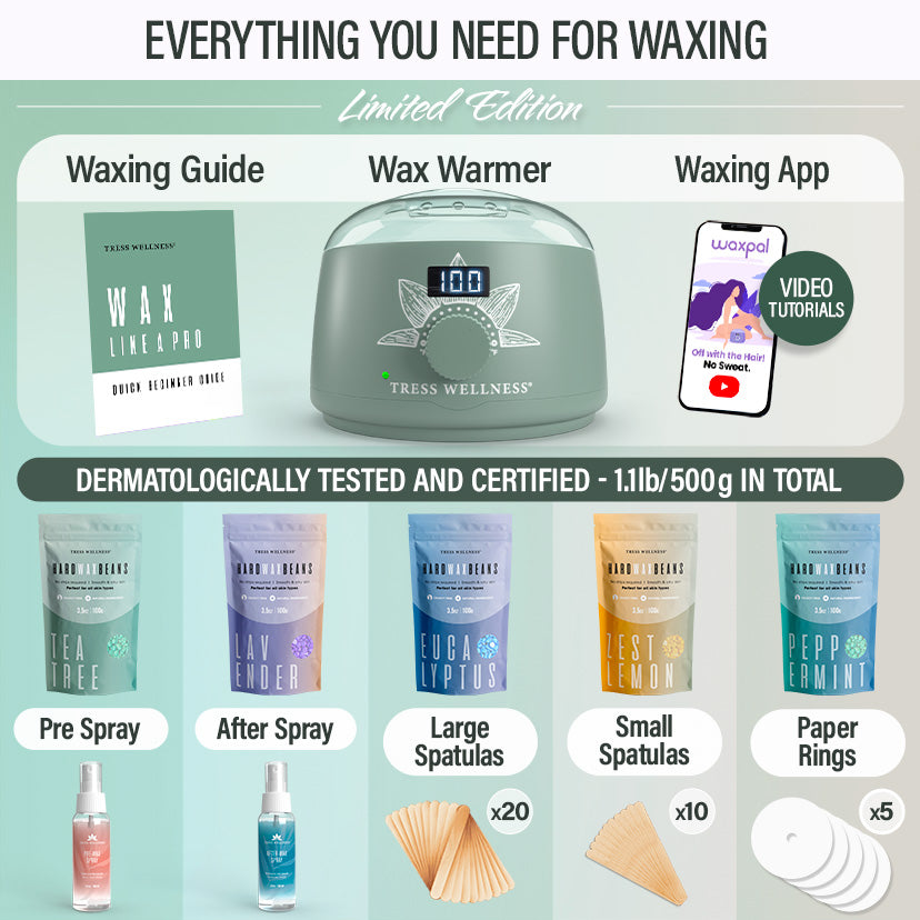 Easy to Use Hard Wax Kit for At-Home Hair Removal
