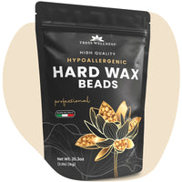 Professional Hard Wax Beads for Sensitive Skin - Hypoallergenic & Unscented | 2.2 lbs