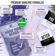 Black Tress Wellness starter waxing kit with hard wax beads, warmer and accessories 