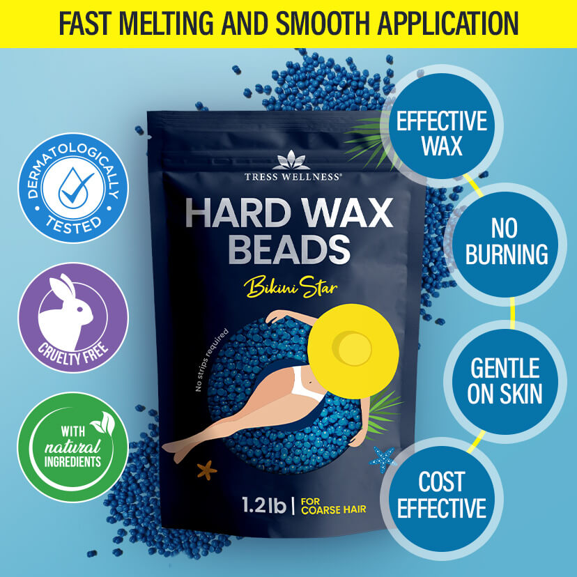 Tress Wellness Special Hard Wax Beads for Bikini and Brazilian