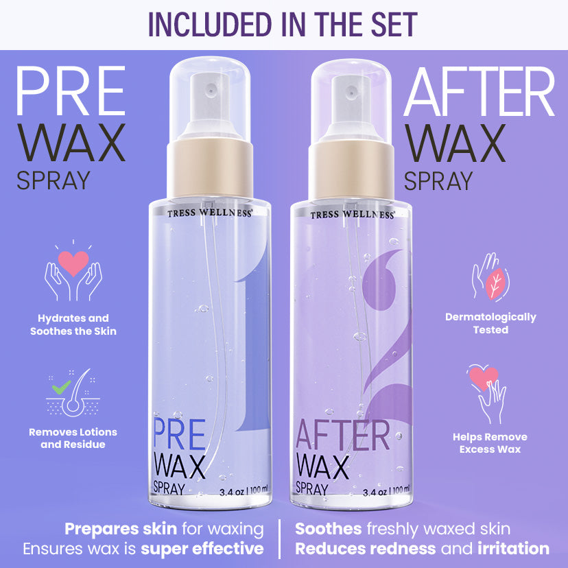 Pre-Wax & After-Wax Spray Care Combo