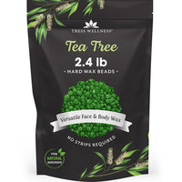 [variants=45427197870357] Tress Wellness Tea Tree Scented Tea Tree Hard Wax Beads for Face and Body in Large Sizes