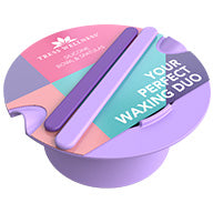 Tress Wellness Wax Warmer Silicone Liner (Purple) Easy to Clean Silicone Wax Warmer Bowls with 2x Silicone Spatulas Compatible with 16oz Electric Wa