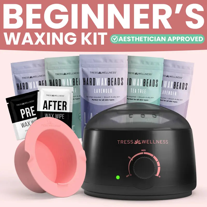 Easy to Use Hard Wax Kit for At-Home Hair Removal