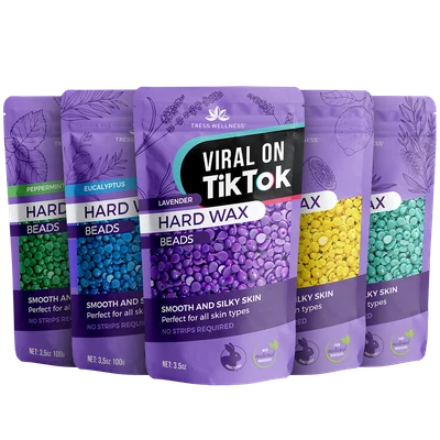 5 Hard Wax Bead Bags